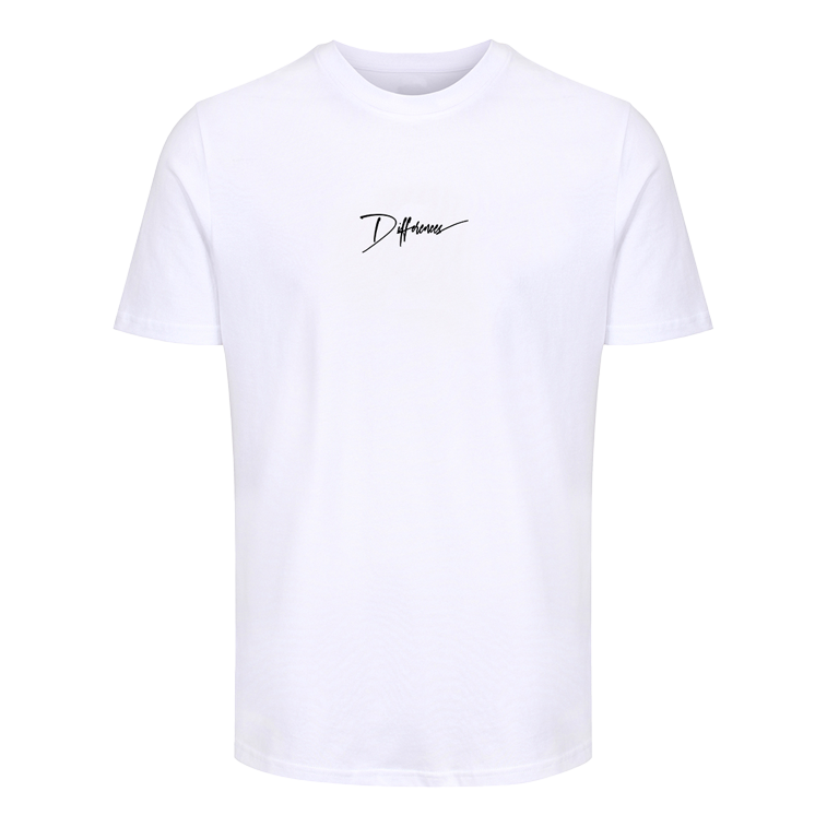 Differences White T-Shirt
