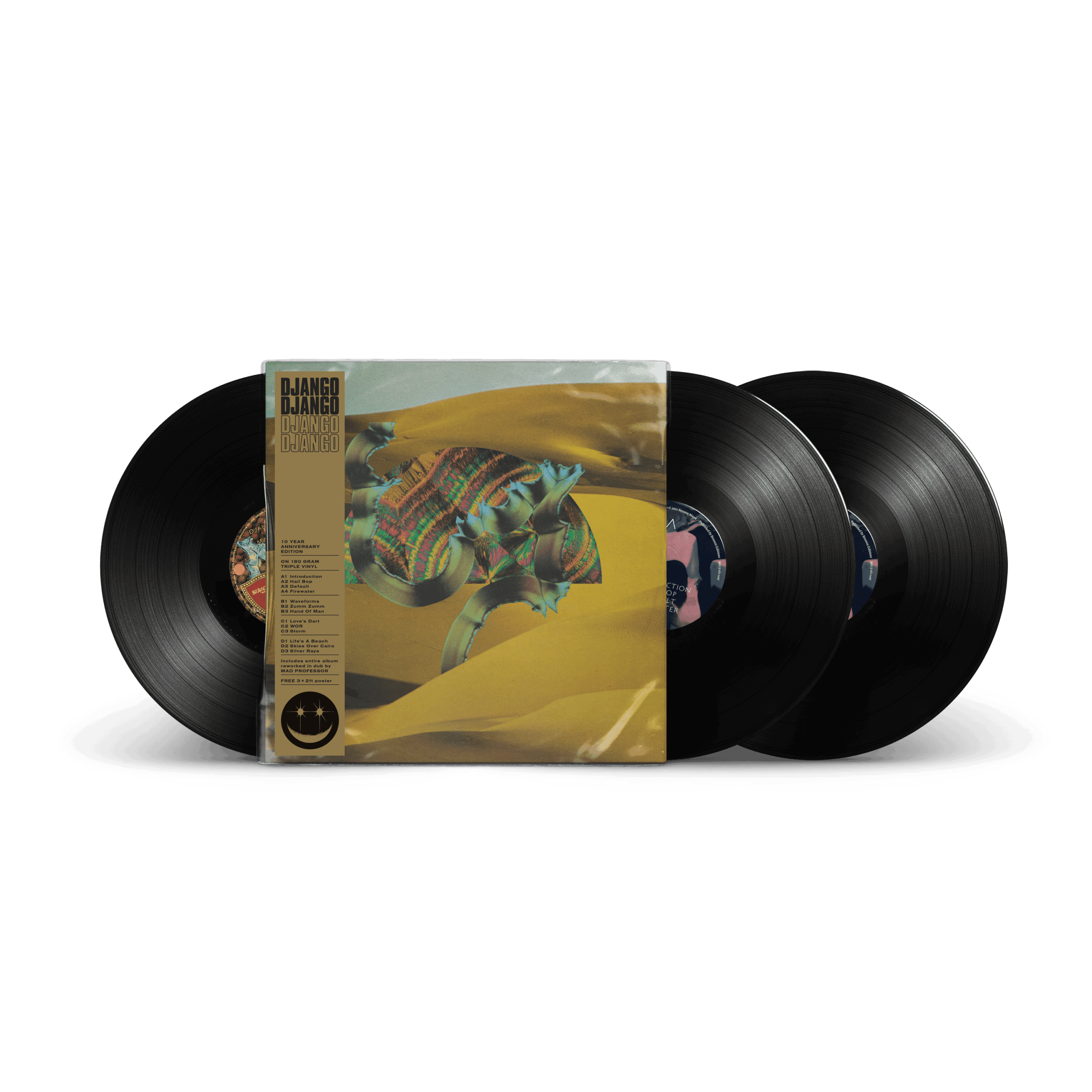 Django Django 10th Anniversary Triple Heavyweight Vinyl