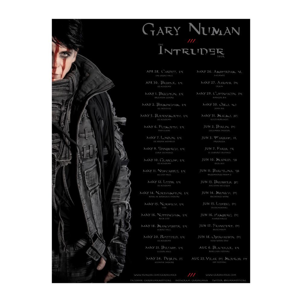 Intruder Tour Poster