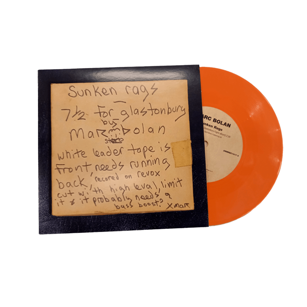 Sunken Rags - Home Demo Glastonbury Fayre Version Orange 7 Inch Vinyl