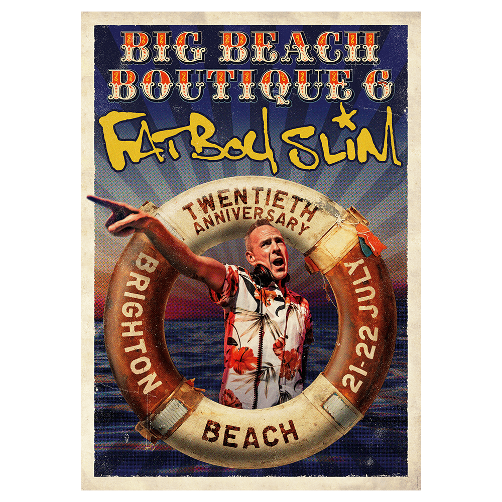 Big Beach Boutique Twentieth Anniversary Textured Poster