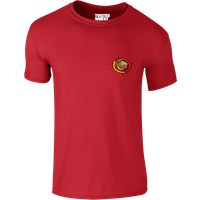 Coloured Chest Logo Red T-Shirt