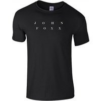 John Foxx Logo Black T-Shirt