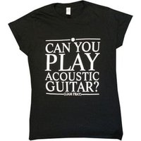 Ladies Acoustic Black T-Shirt