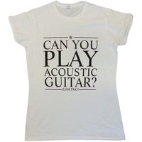 Ladies Acoustic White T-Shirt