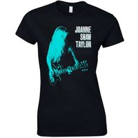 Ladies Green-Blue Guitar T-Shirt