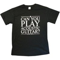 Mens Acoustic Black T-Shirt