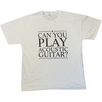 Mens Acoustic White T-Shirt