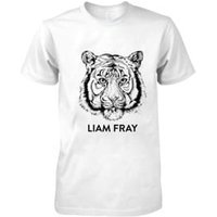 Mens Liam Fray Tiger White T-Shirt