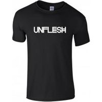 Unflesh Black T-Shirt