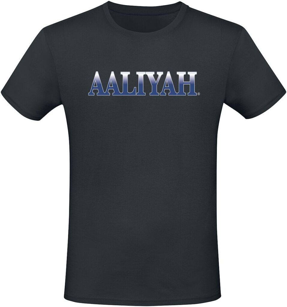 Aaliyah Logo T-shirt black