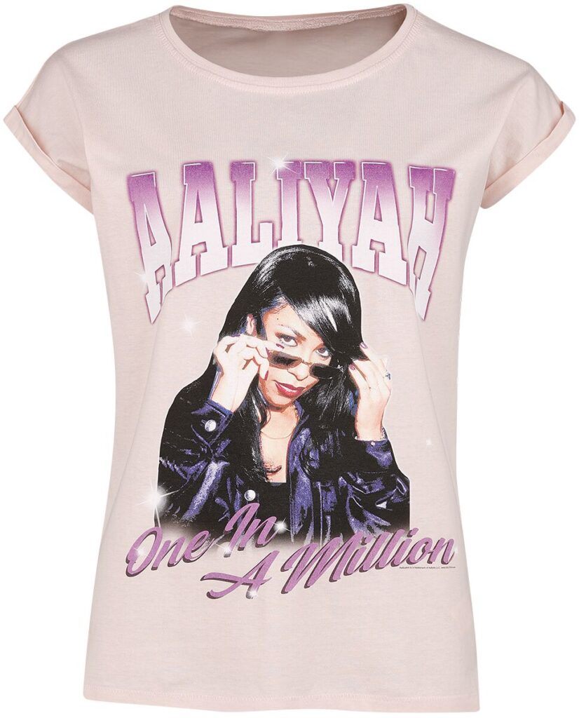 Aaliyah One In A Million T-shirt light pink