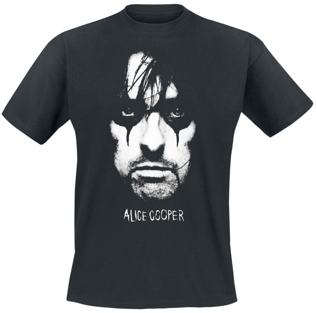 Alice Cooper Portrait T-shirt black