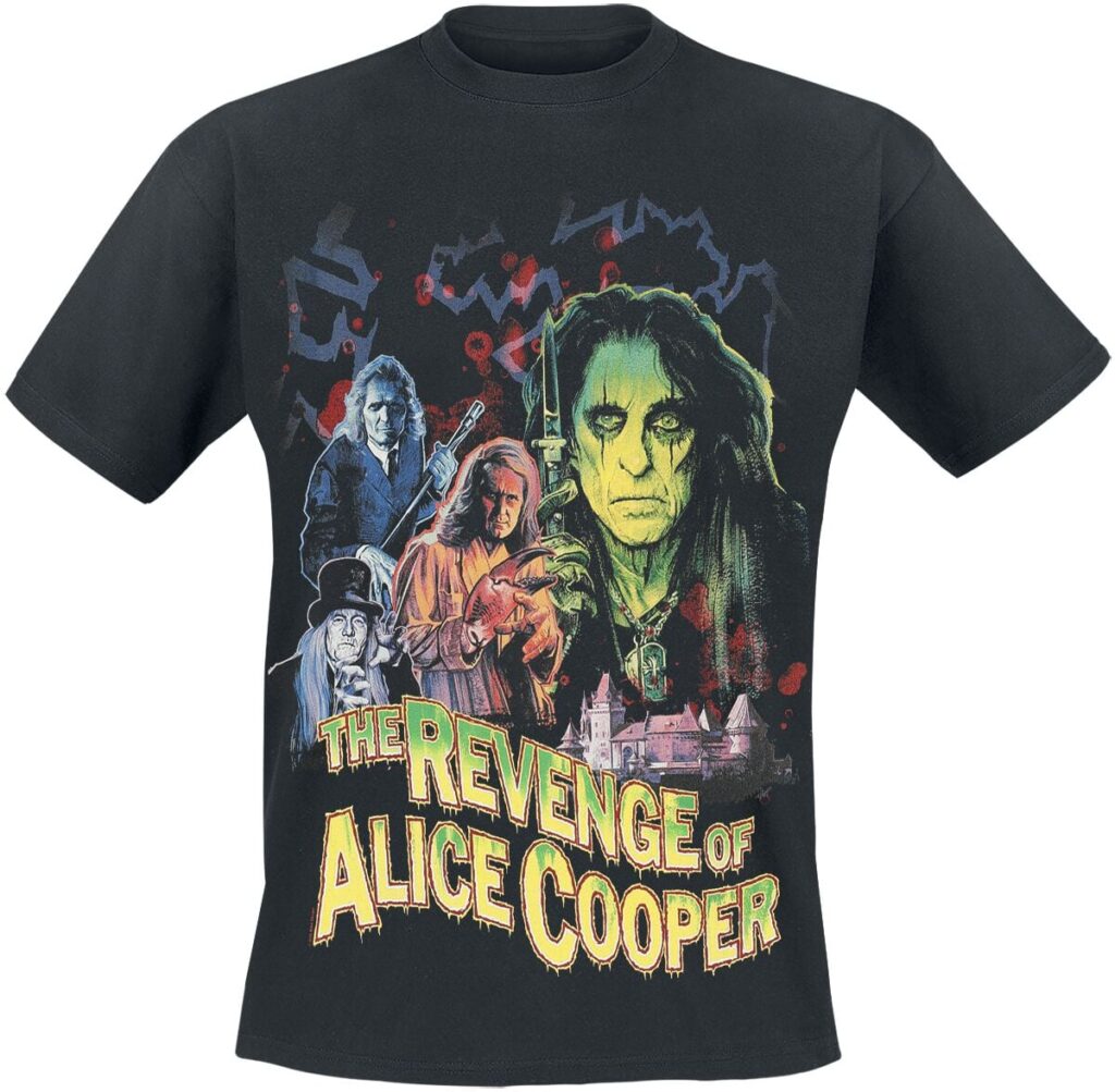 Alice Cooper Revenge Collage T-shirt black