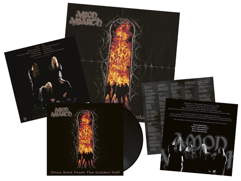 Amon Amarth Once sent from the golden hall LP multicolor