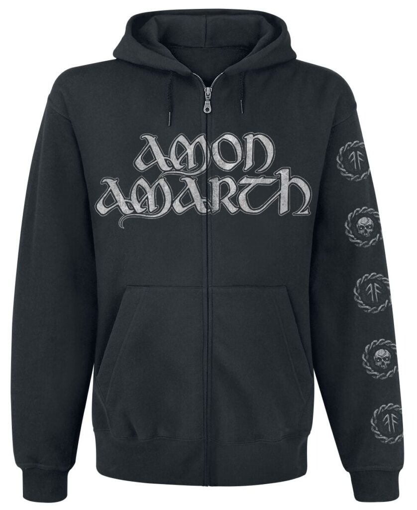 Amon Amarth Skullship Hoodie Jacket black