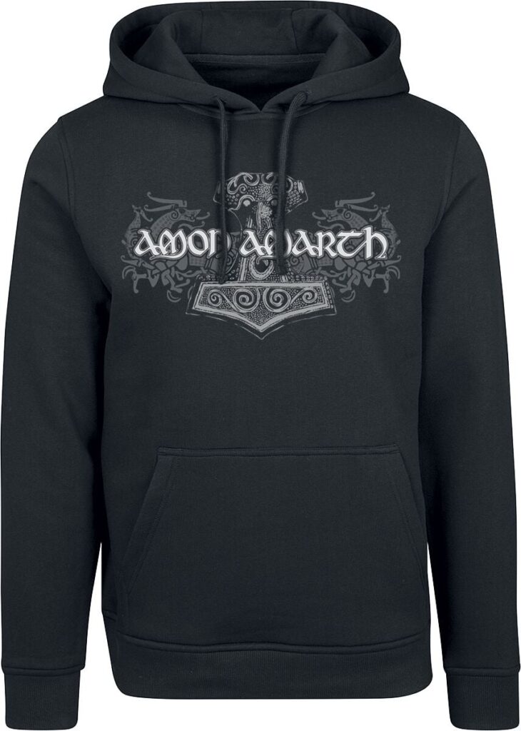 Amon Amarth Viking Horses Hoodie black