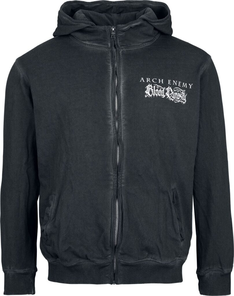 Arch Enemy Blood Dynasty Hoodie Jacket anthracite