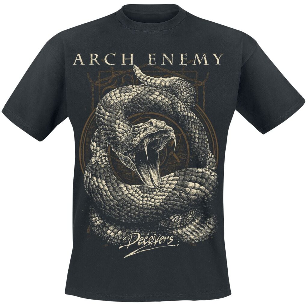 Arch Enemy Deceiver Snake T-shirt black