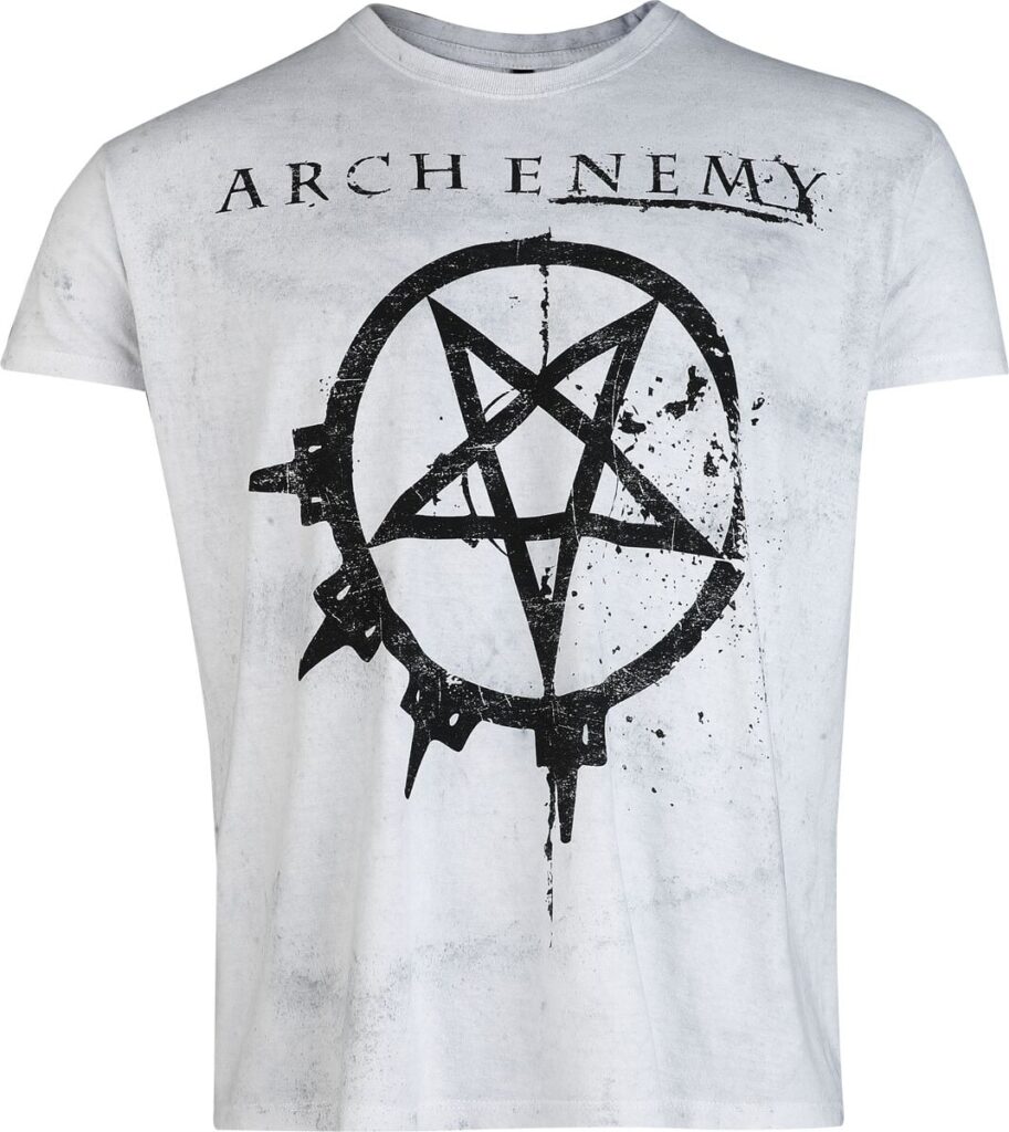 Arch Enemy Pure Fucking Metal T-shirt white grey