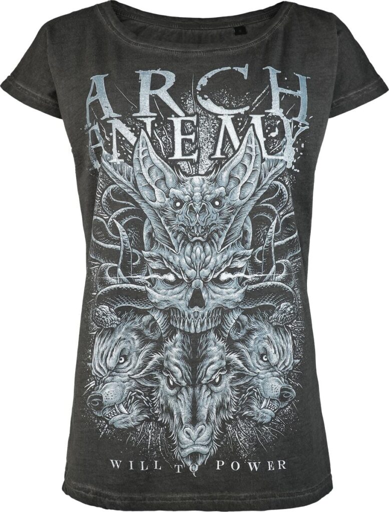 Arch Enemy Will To Power T-shirt anthracite