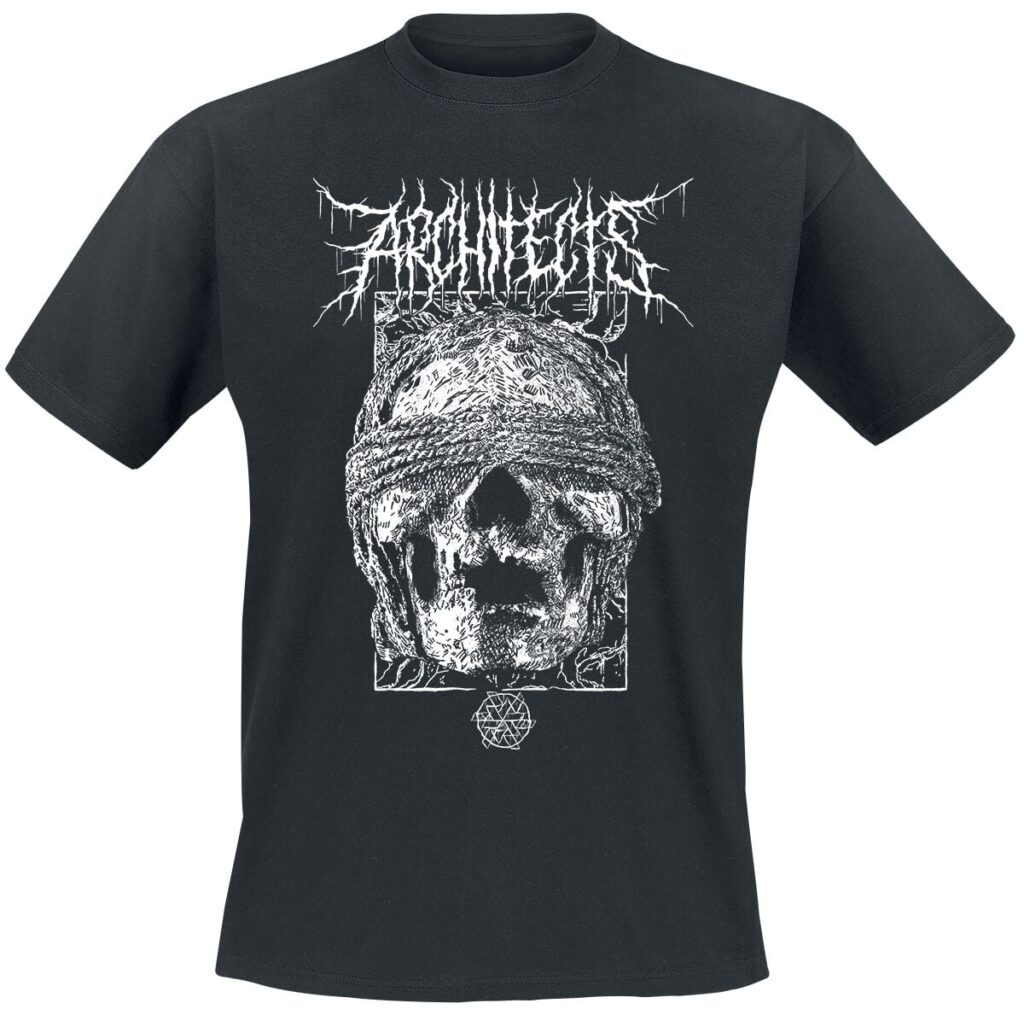 Architects Blindfolded Skull T-shirt black
