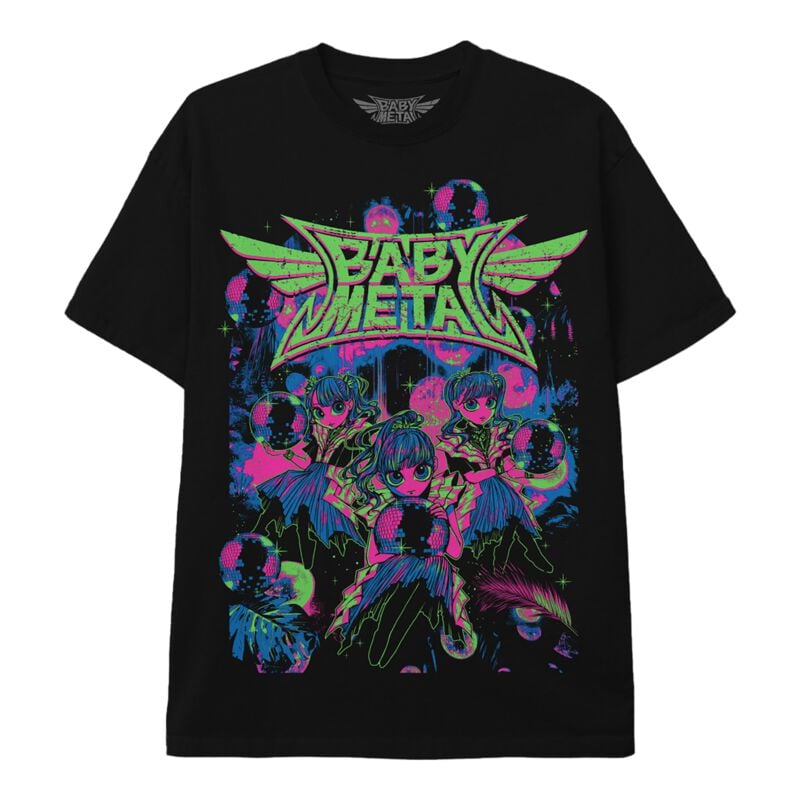 Babymetal Neon Logo T-shirt black