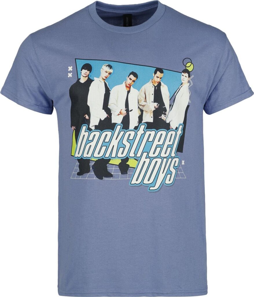 Backstreet Boys 90's Pop Grid T-shirt lilac