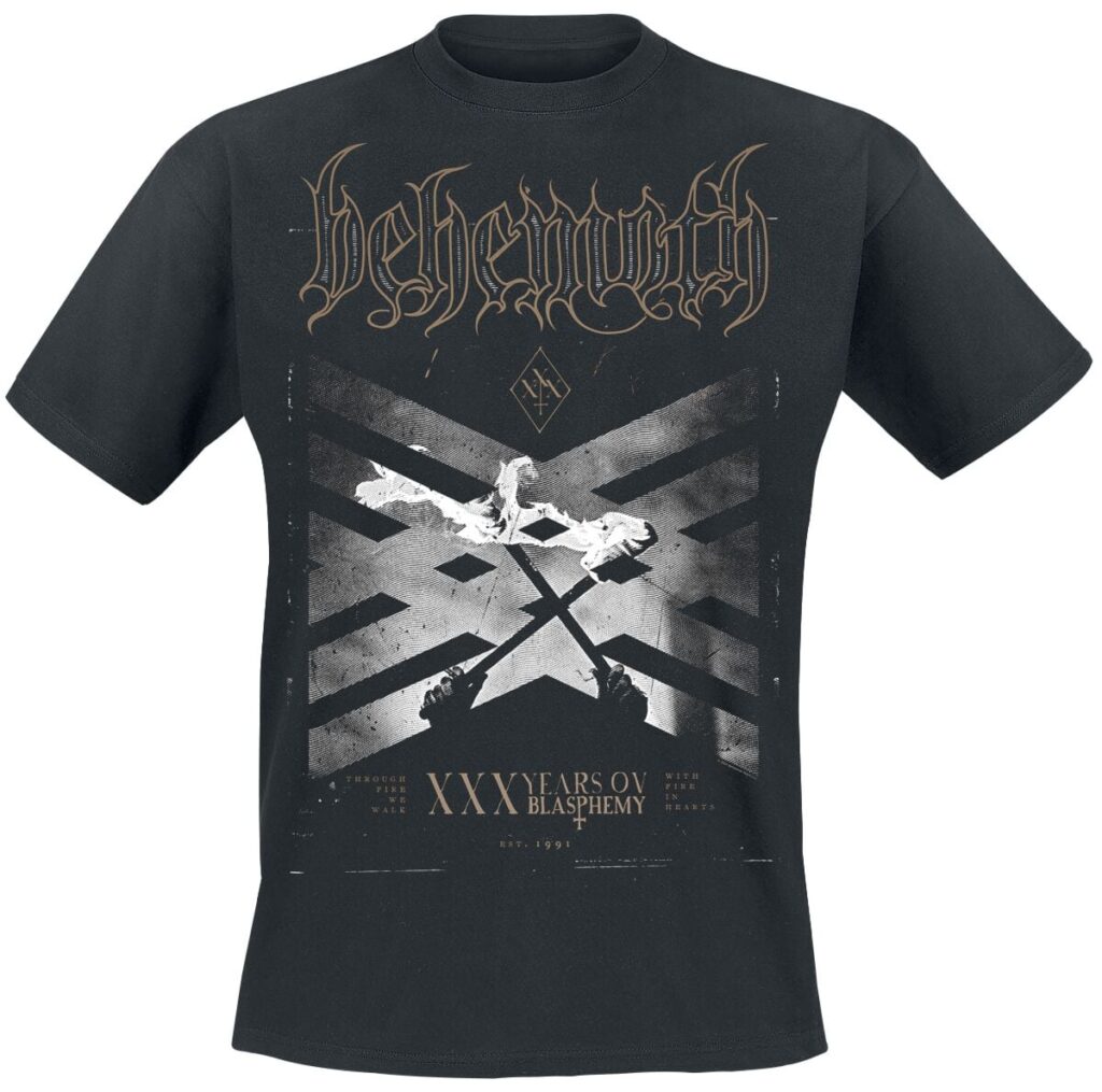 Behemoth With Fire In Hearts T-shirt black
