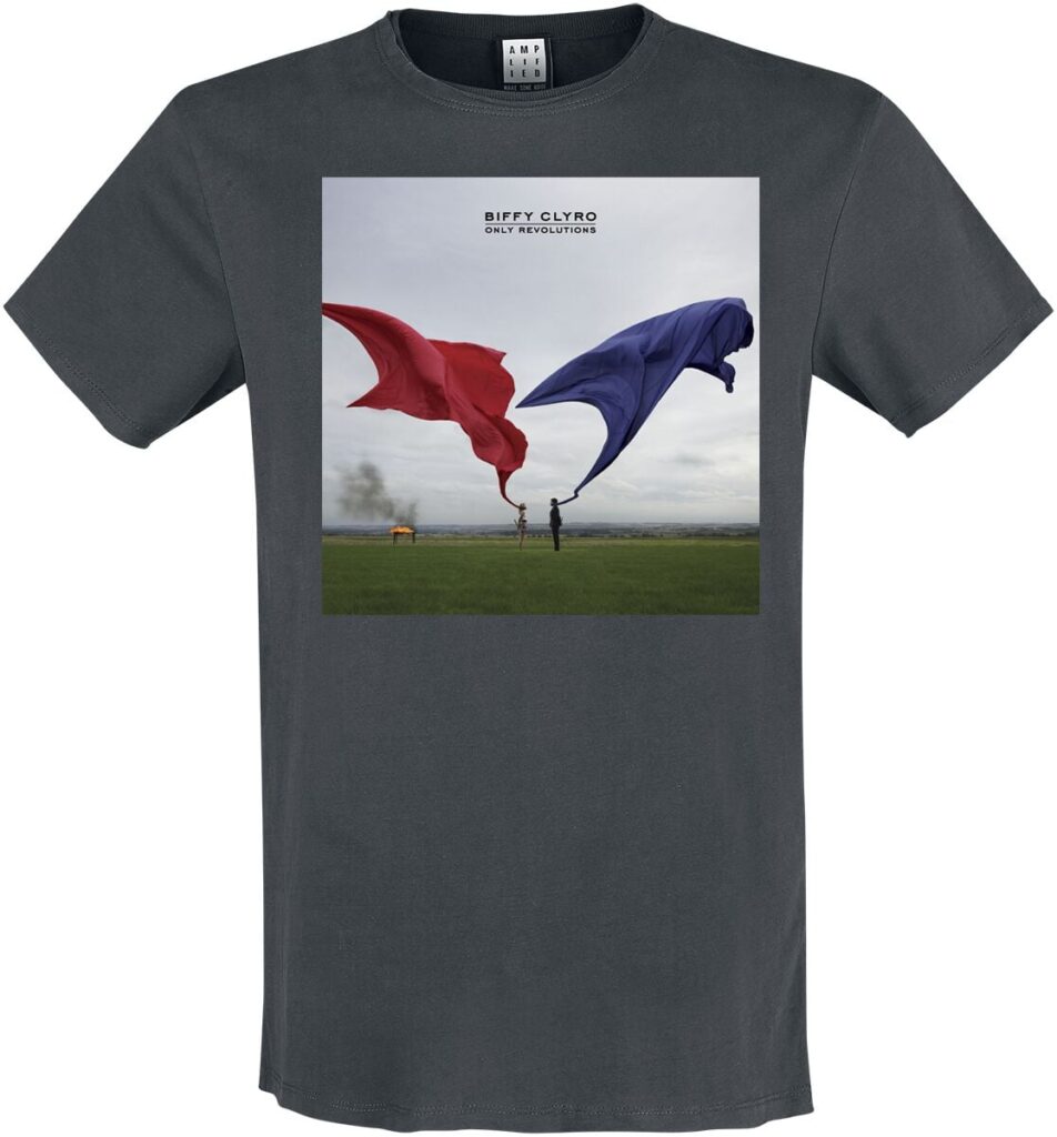 Biffy Clyro Amplified Collection - Only Revolutions T-shirt charcoal