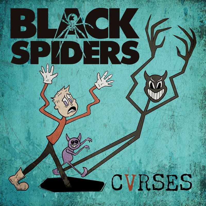 Black Spiders Cvrses LP multicolor