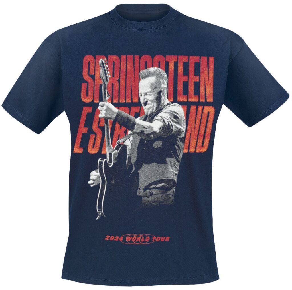 Bruce Springsteen Guitar T-shirt navy