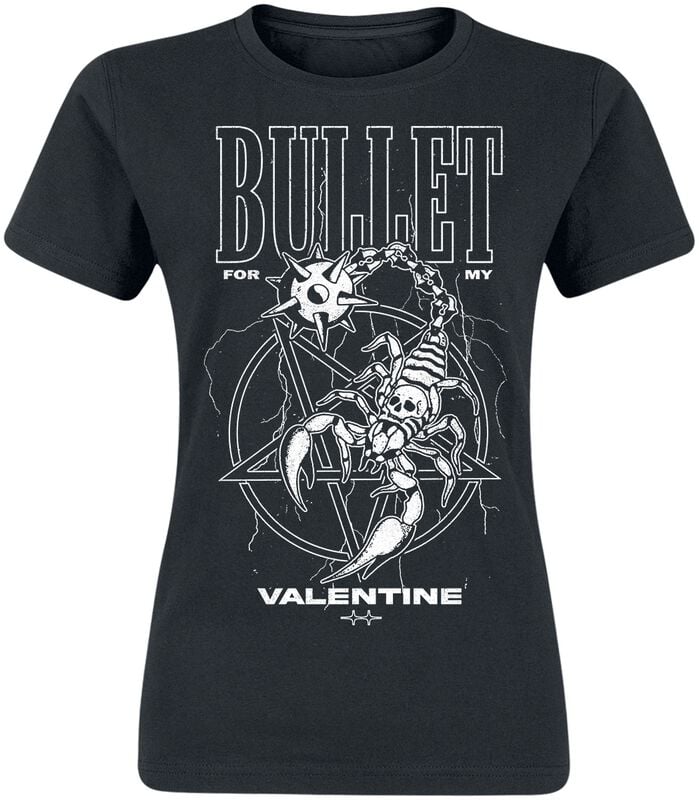 Bullet For My Valentine Morning Star Scorpion T-shirt black