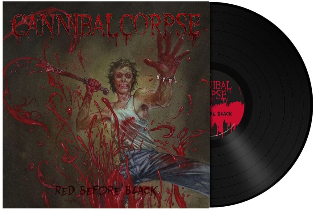 Cannibal Corpse Red before black LP multicolor