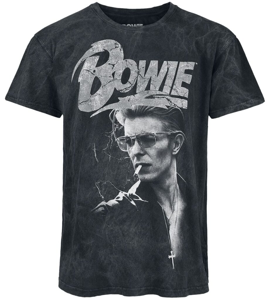 David Bowie Lightning T-shirt black
