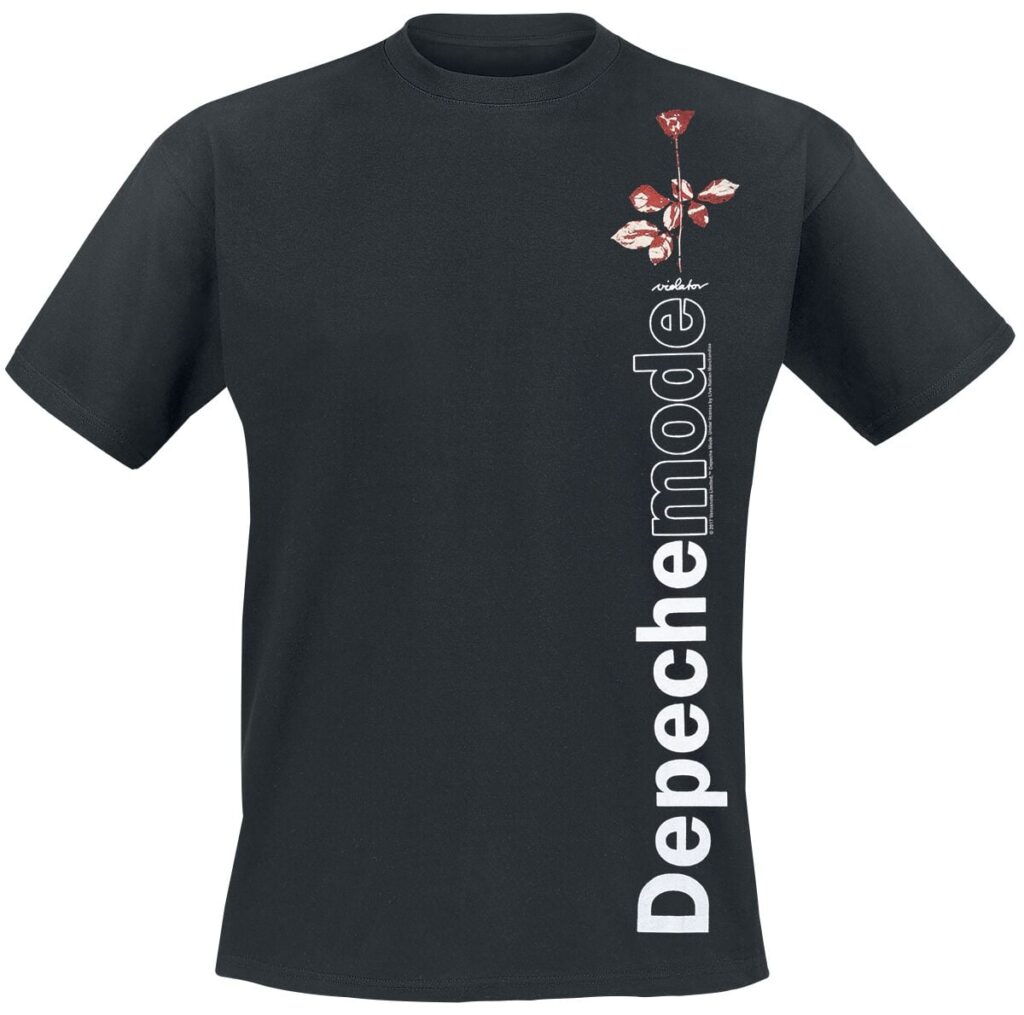 Depeche Mode Violator Side Rose T-shirt black