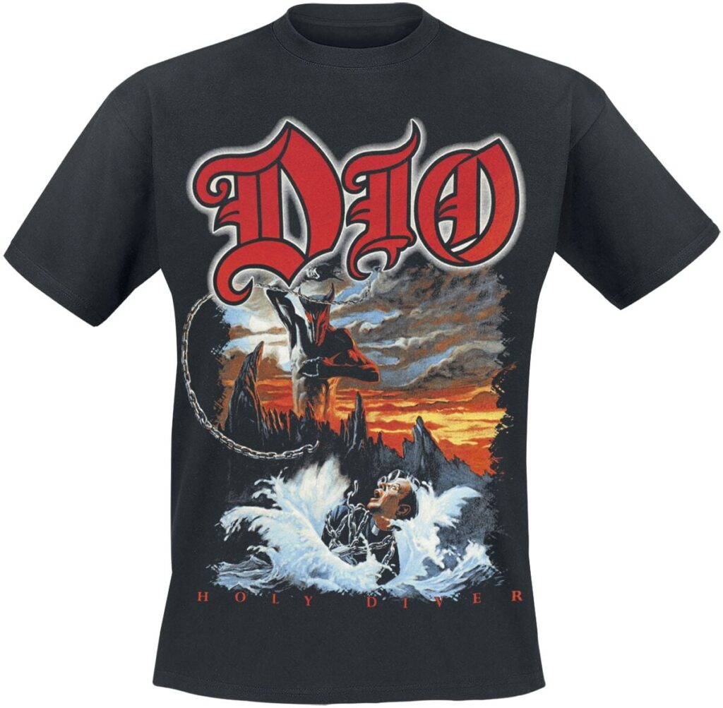 Dio Holy diver T-shirt black