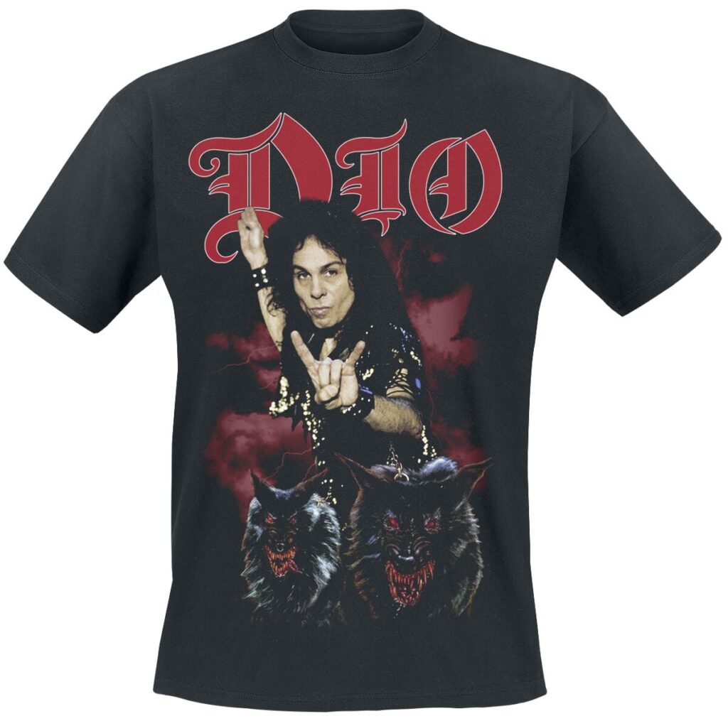 Dio RJD Lock Up The Wolves T-shirt black