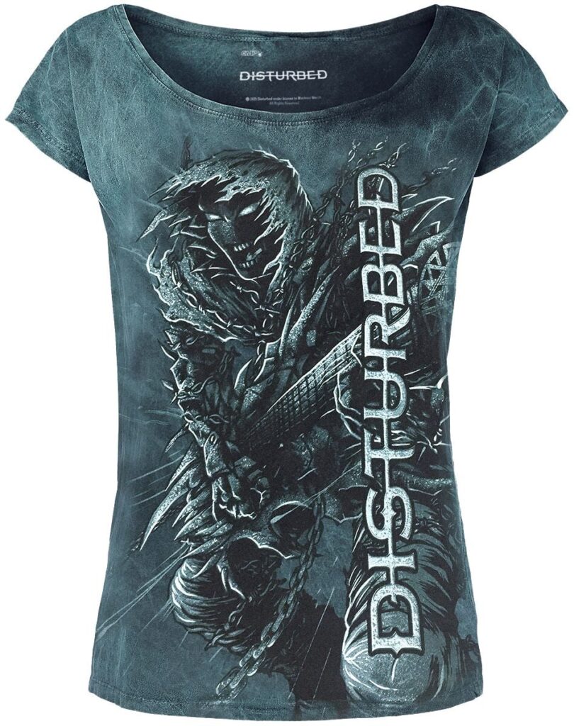 Disturbed Disturbed Guitar T-shirt petrol