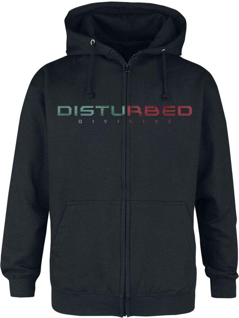 Disturbed Divisive Hoodie Jacket black