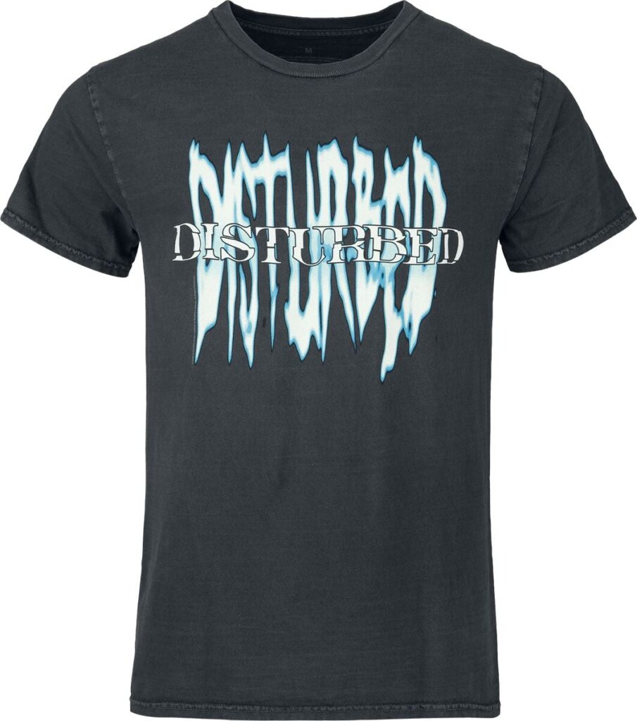 Disturbed Gothic Logo T-shirt black