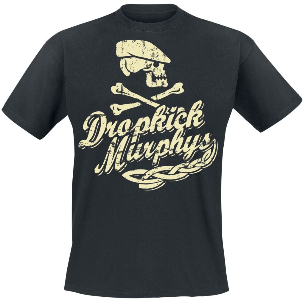 Dropkick Murphys Scally Skull Ship T-shirt black