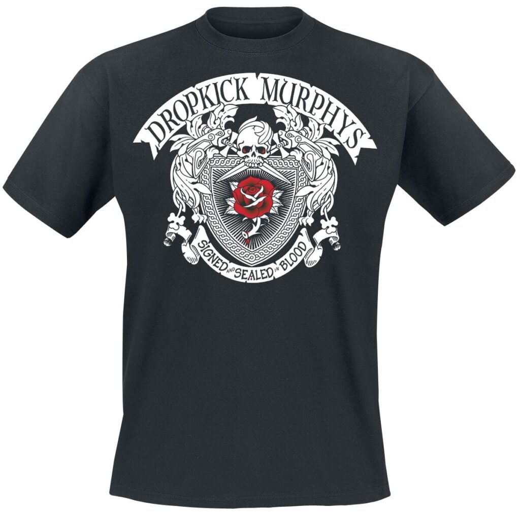 Dropkick Murphys Signed and sealed in blood T-shirt black