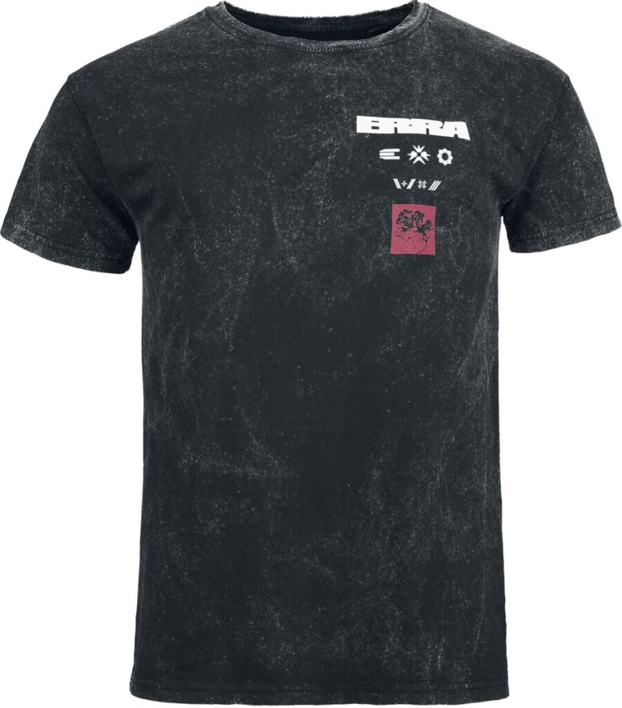 Erra Tracklist T-shirt charcoal