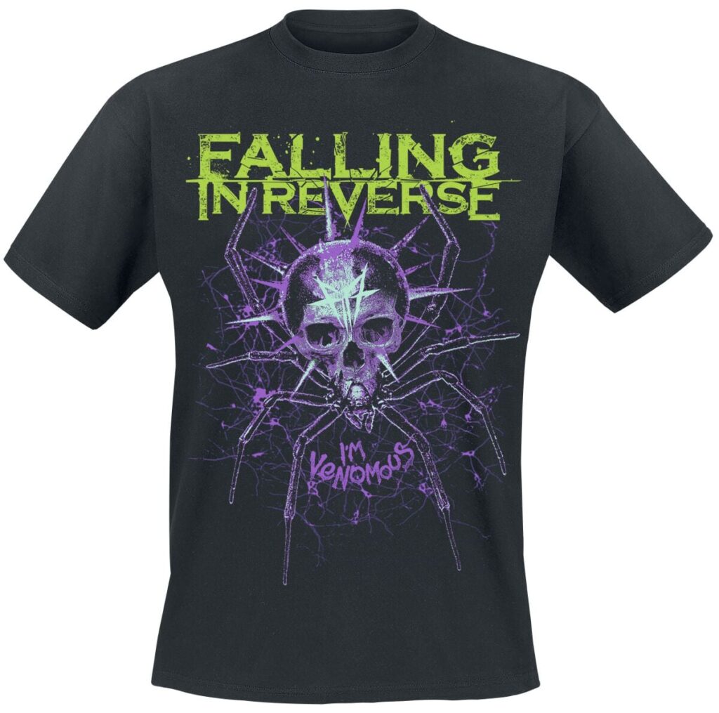 Falling In Reverse Spider T-shirt black