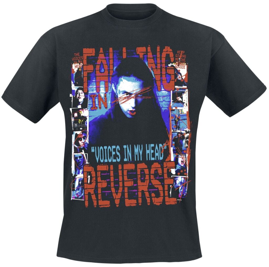 Falling In Reverse Voice College T-shirt black