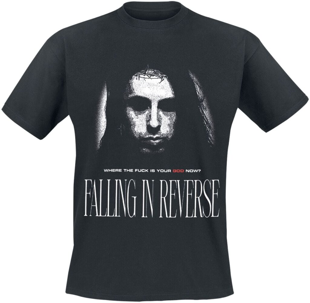 Falling In Reverse Where Is Your God Now T-shirt black