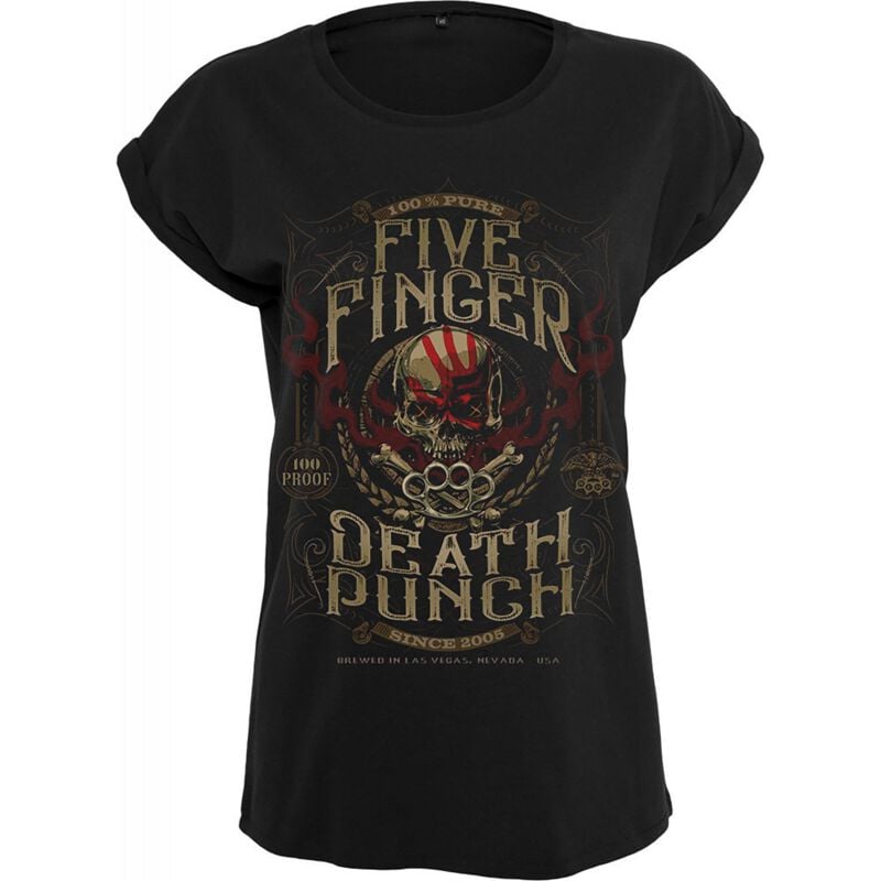 Five Finger Death Punch 100 Proof T-shirt black