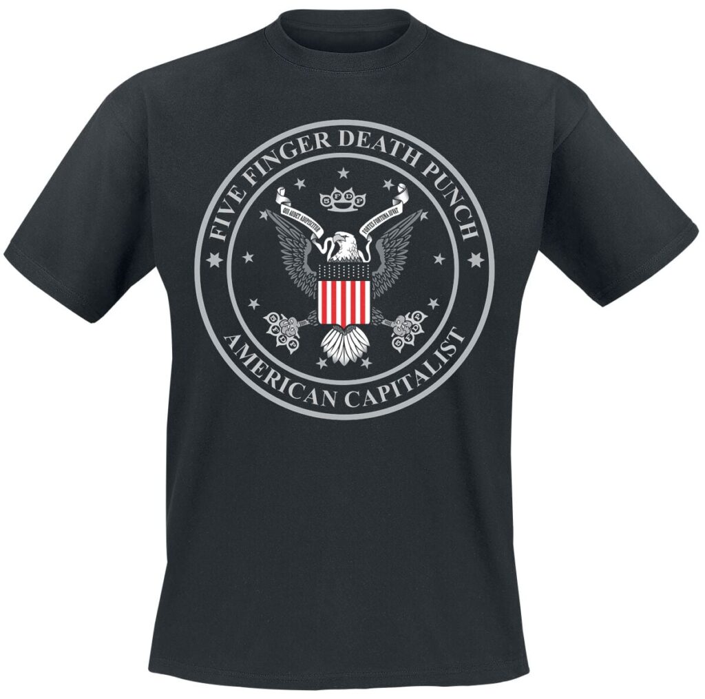 Five Finger Death Punch American Capitalist T-shirt black