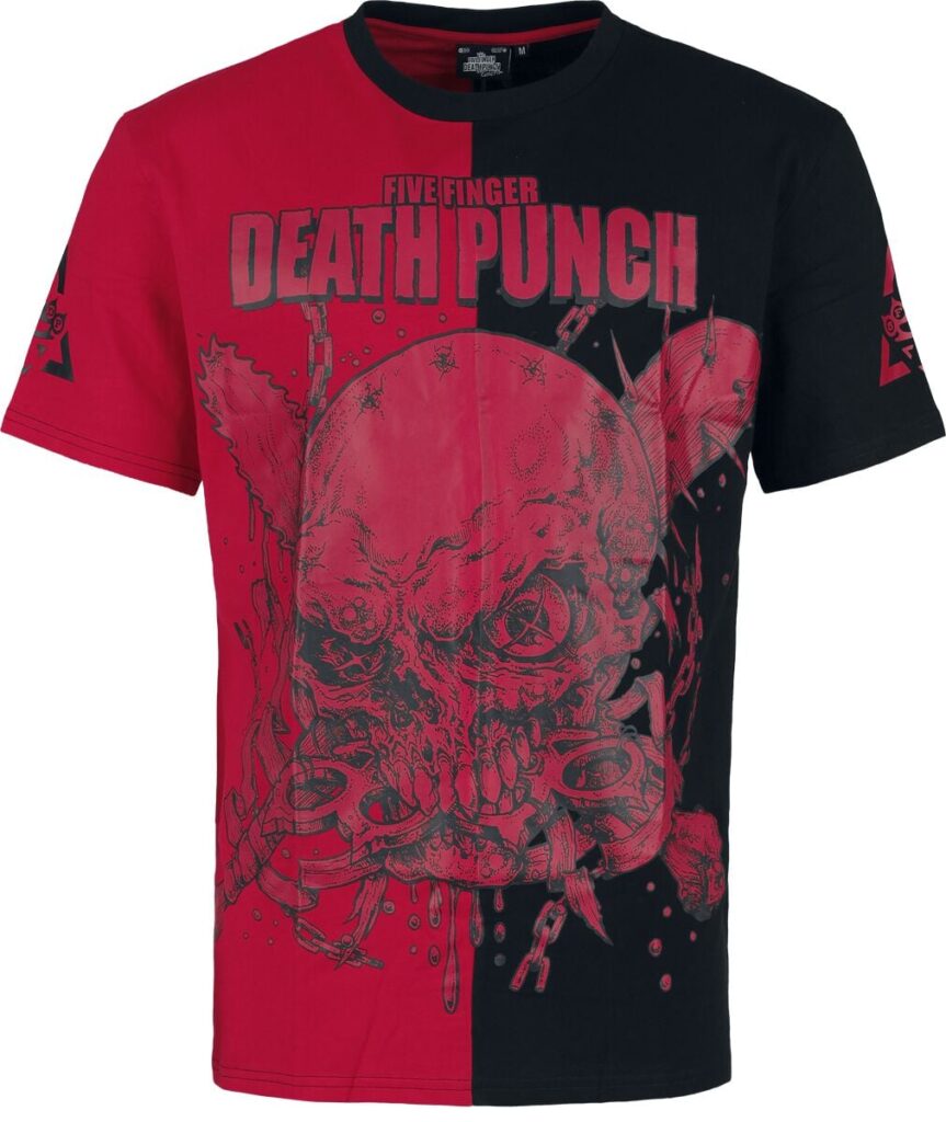 Five Finger Death Punch EMP Signature Collection T-shirt red black